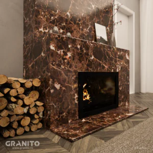 Șeminee Marmură Emperador Dark - Image 4