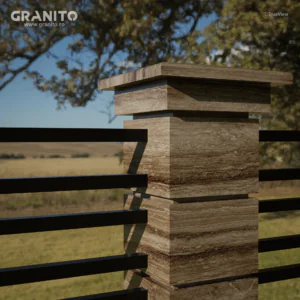 Capace pentru Gard Travertin Noce Vein Cut - Image 13