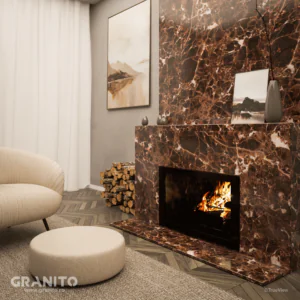 Șeminee Marmură Emperador Dark - Image 3