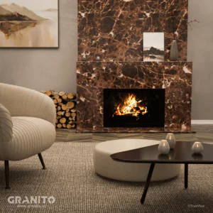 Șeminee Marmură Emperador Dark - Image 2