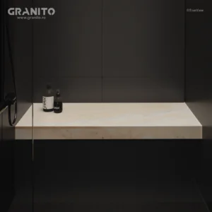 Accesorii pentru Duș Marmură Rușchița Roz-Pal - Image 3