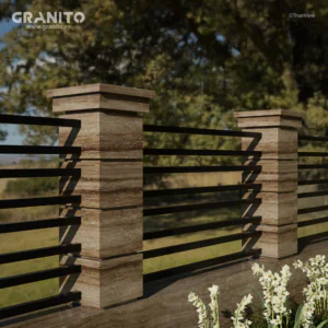 Capace pentru Gard Travertin Noce Vein Cut - Image 11