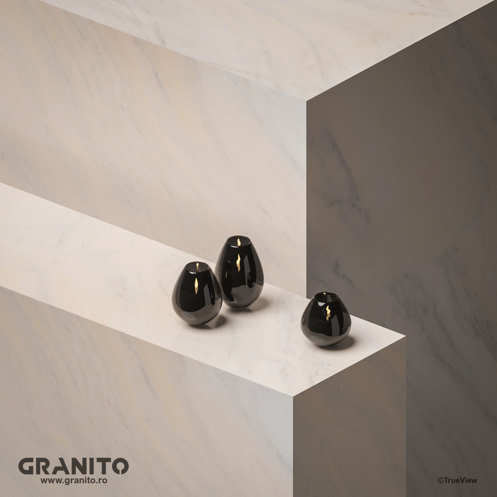 Masive Marmură Rușchița Alb-Gălbui - Image 1