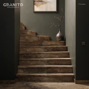 Trepte și Contratrepte Travertin Noce Cross Cut