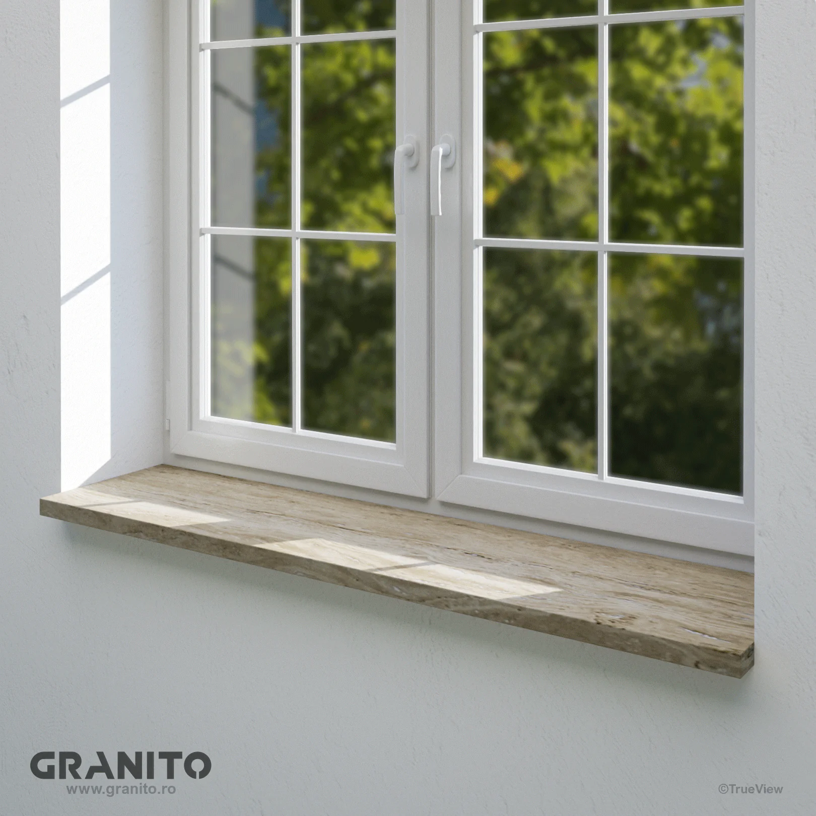 Glafuri Travertin Clasic Vein Cut - Image 2