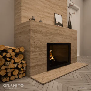 Șeminee Travertin Clasic Vein Cut - Image 5