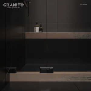 Accesorii pentru Duș Marmură Rușchița Roz-Intens - Image 2