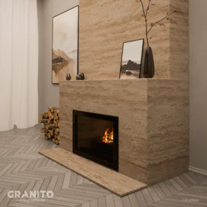 Șeminee Travertin Clasic Vein Cut