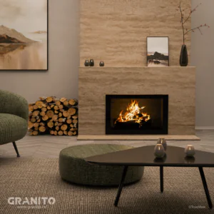 Șeminee Travertin Clasic Vein Cut - Image 4