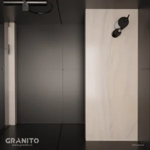 Accesorii pentru Duș Marmură Rușchița Alb-Gălbui - Image 4