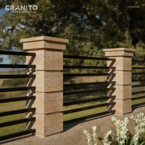 Capace pentru Gard Travertin Noce Cross Cut - Image 10