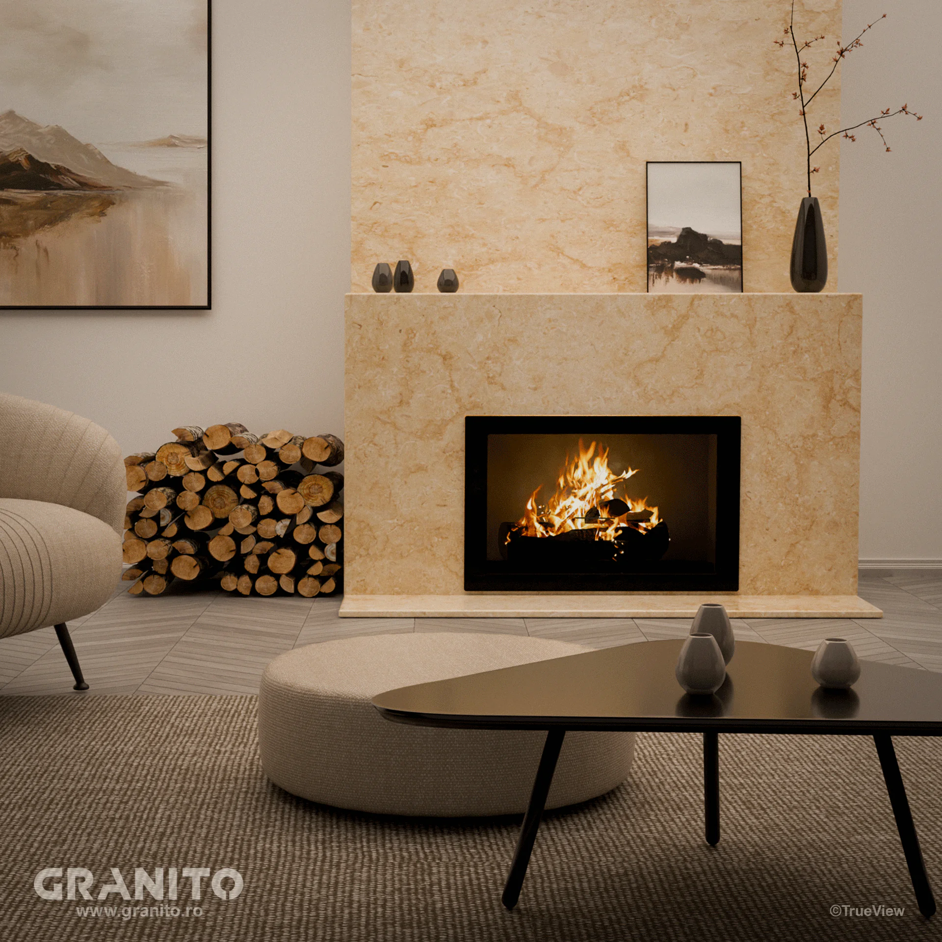 Șeminee Marmură Sunny - Image 1