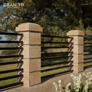 Capace pentru Gard Travertin Noce Cross Cut - Image 7