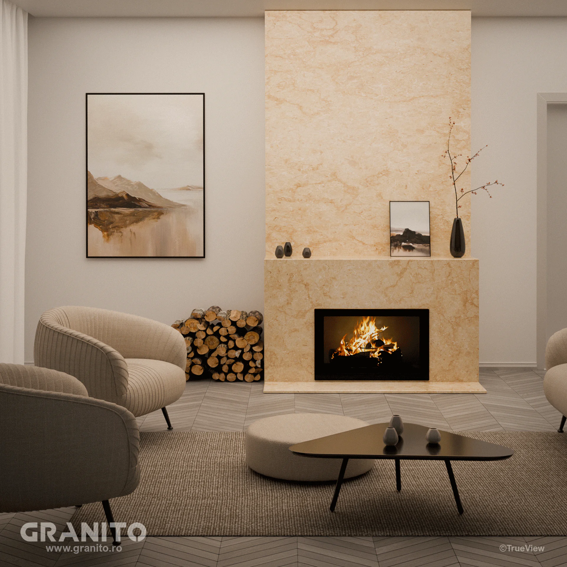 Șeminee Marmură Sunny - Image 3