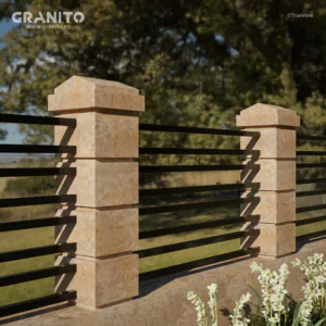 Capace pentru Gard Travertin Noce Cross Cut - Image 4