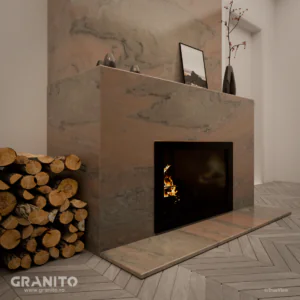 Șeminee Marmură Rușchița Roz-Intens - Image 5