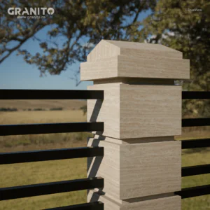 Capace pentru Gard Travertin Clasic Vein Cut - Image 3