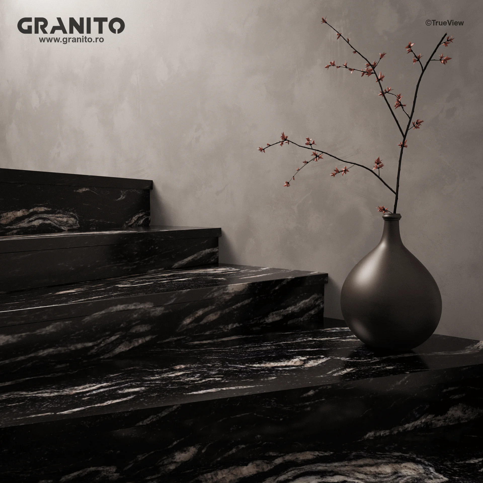 Trepte și Contratrepte Granit Blue Night - Image 2