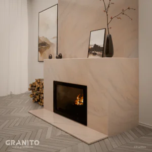 Șeminee Marmură Rușchița Alb-Gălbui - Image 4