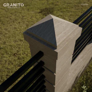 Capace pentru Gard Travertin Clasic Vein Cut - Image 4