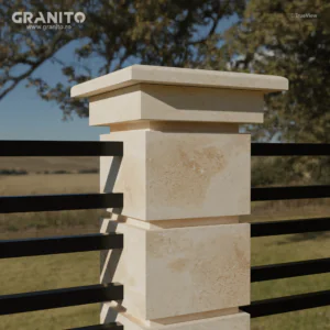 Capace pentru Gard Travertin Clasic Cross Cut - Image 3