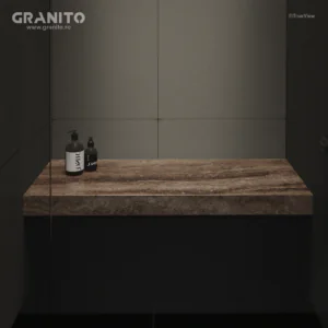 Accesorii pentru Duș Travertin Noce Vein Cut - Image 4