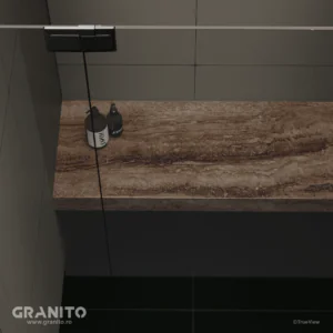 Accesorii pentru Duș Travertin Noce Vein Cut - Image 3