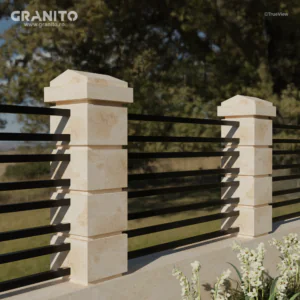 Capace pentru Gard Travertin Clasic Cross Cut - Image 8