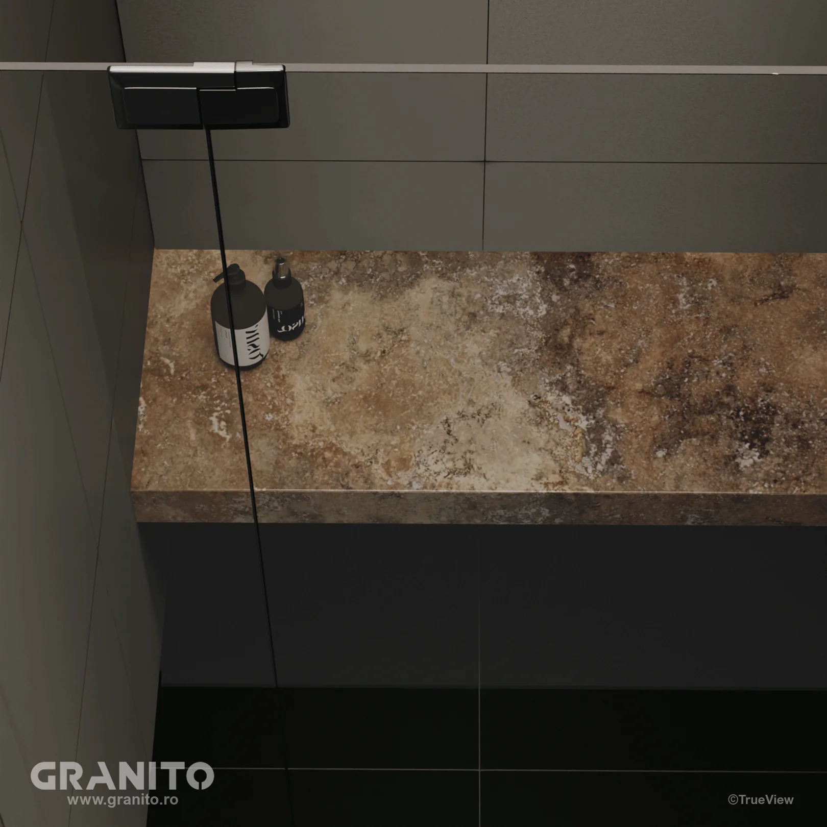 Accesorii pentru Duș Travertin Noce Cross Cut - Image 3