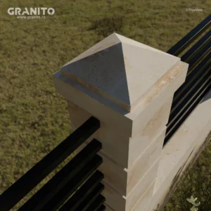 Capace pentru Gard Travertin Clasic Cross Cut - Image 4