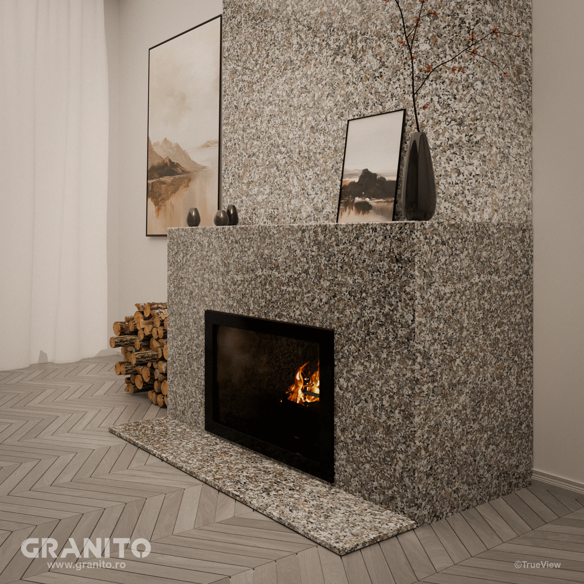 Șeminee Granit Rosa Beta - Image 1