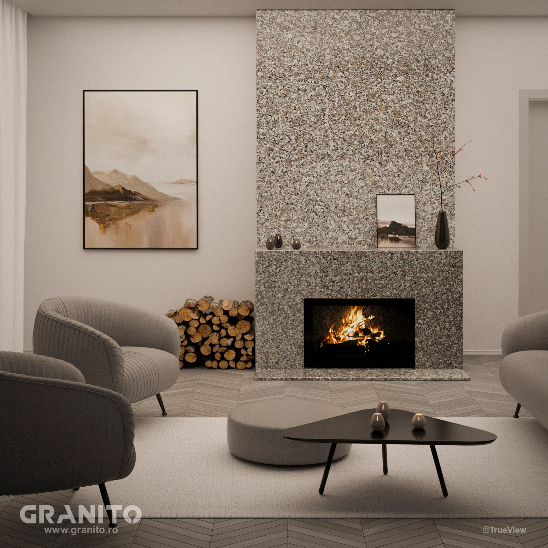 Șeminee Granit Rosa Beta - Image 3