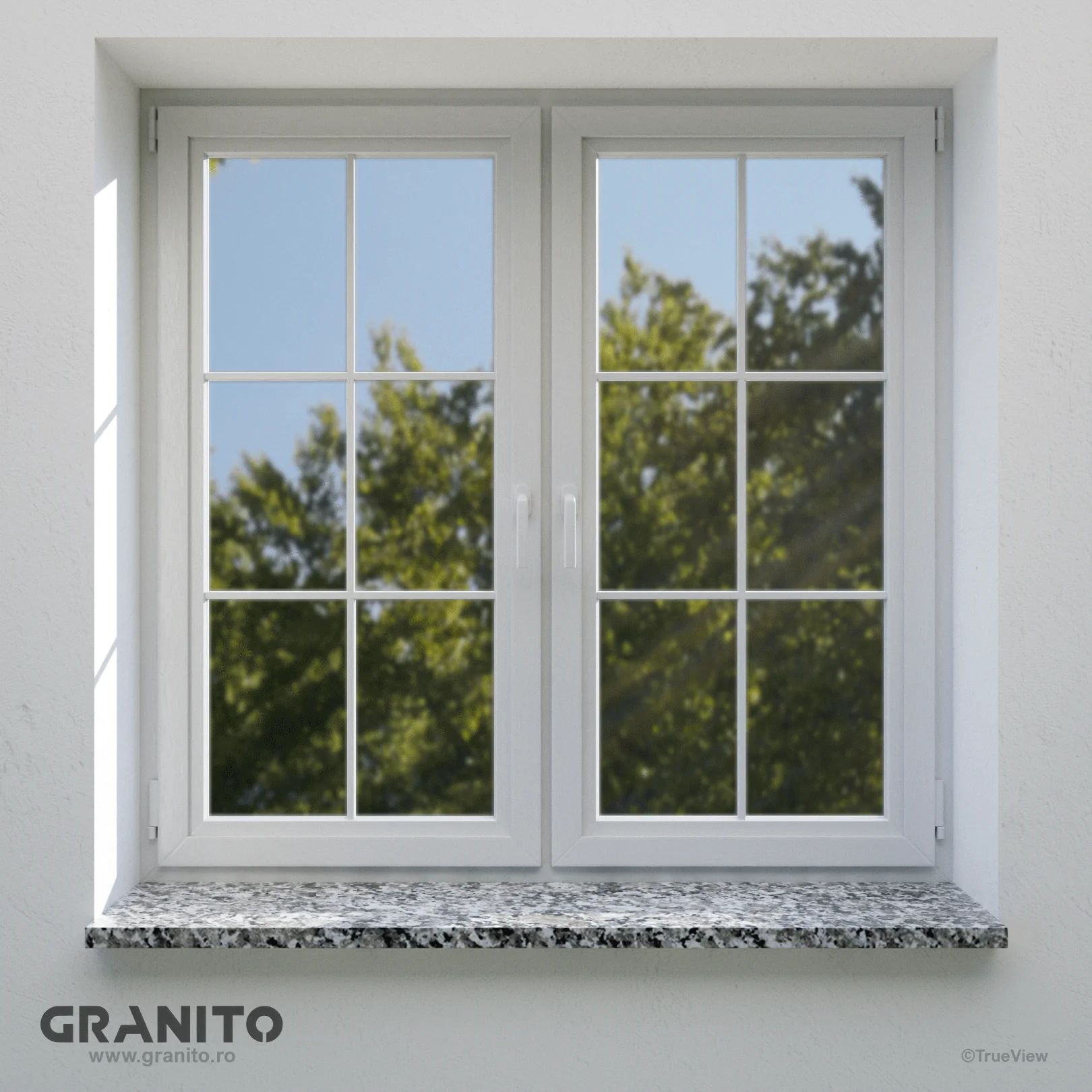 Glafuri Granit Bianco Sardo Lustruit - Image 2