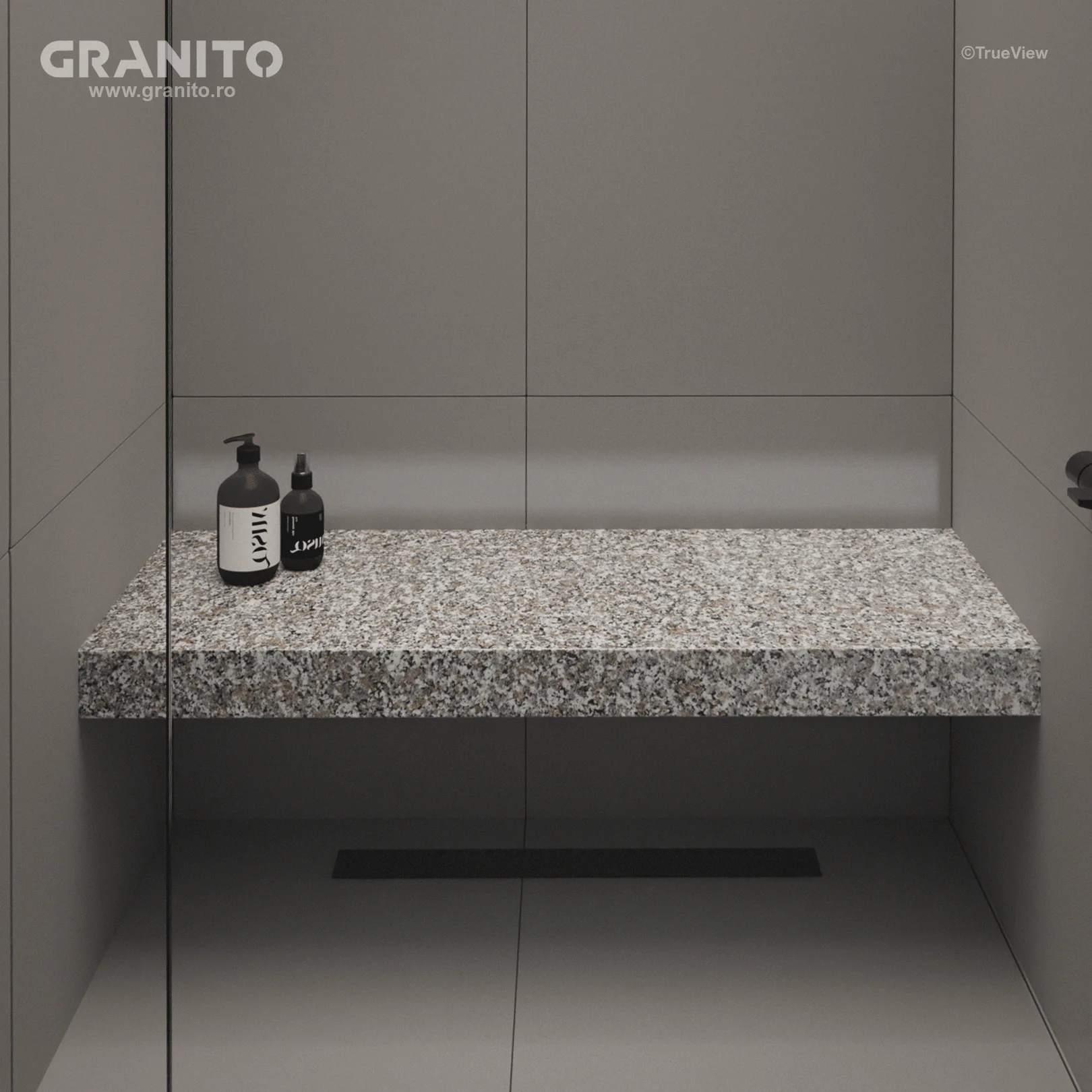 Accesorii pentru Duș Granit Rosa Beta - Image 1