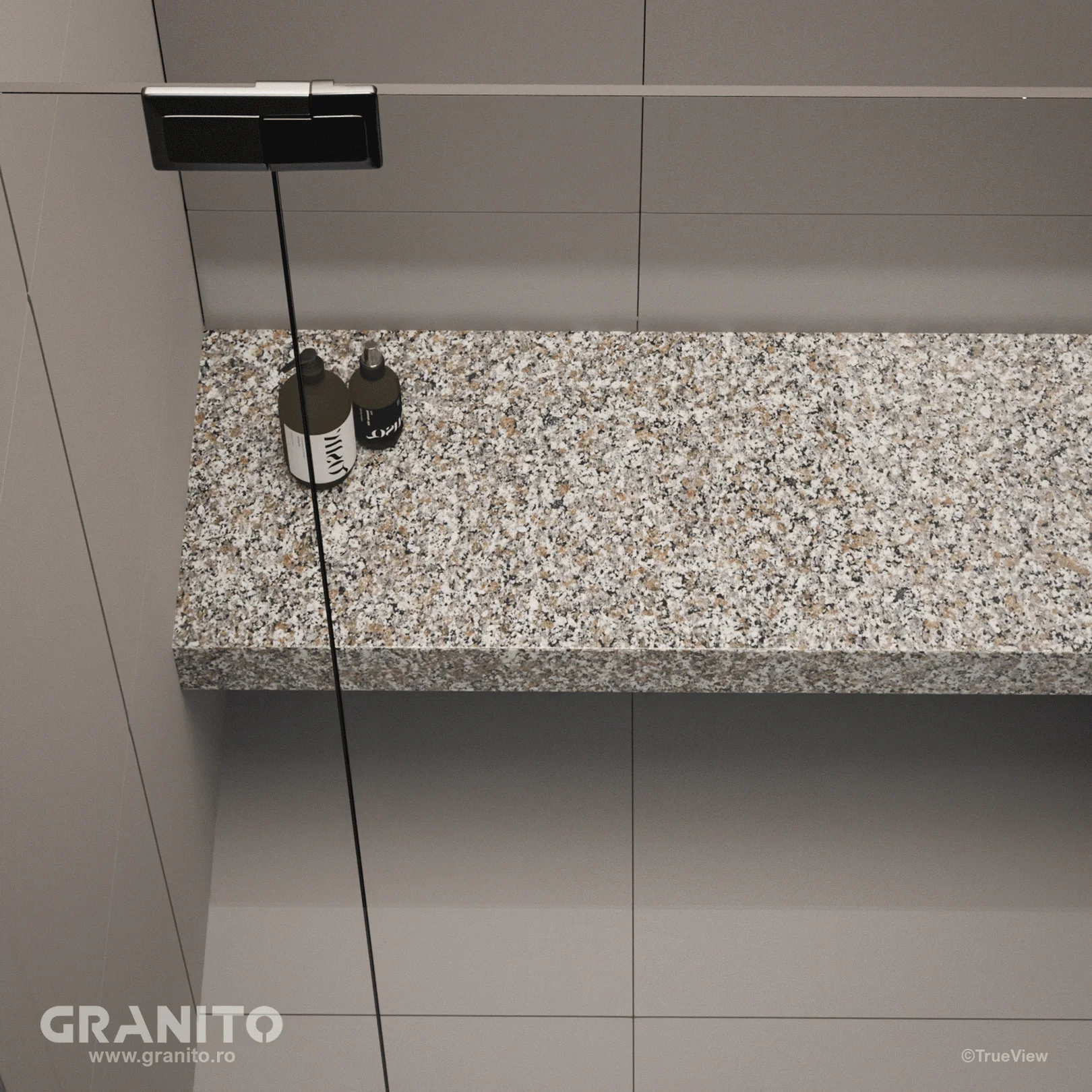 Accesorii pentru Duș Granit Rosa Beta - Image 2