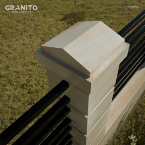 Capace pentru Gard Marmură Rușchița Roz-Pal - Image 4