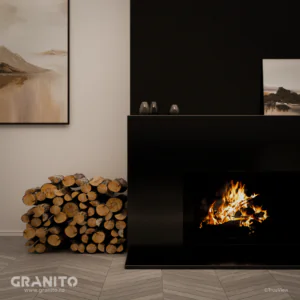 Șeminee Granit Negru Absolut