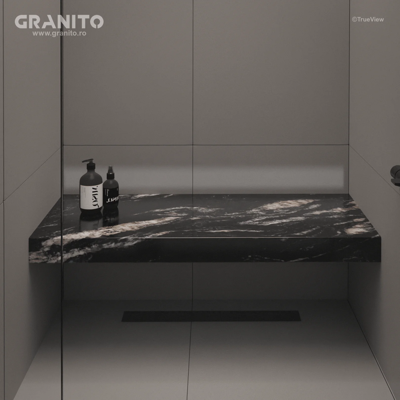 Accesorii pentru Duș Granit Blue Night - Image 2