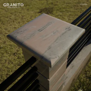 Capace pentru Gard Marmură Rușchița Roz-Intens - Image 13