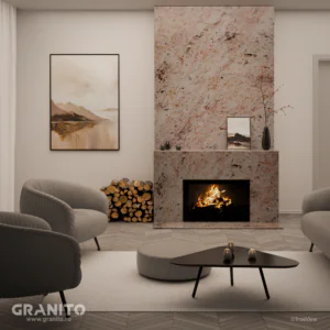 Șeminee Granit Ivory Brown