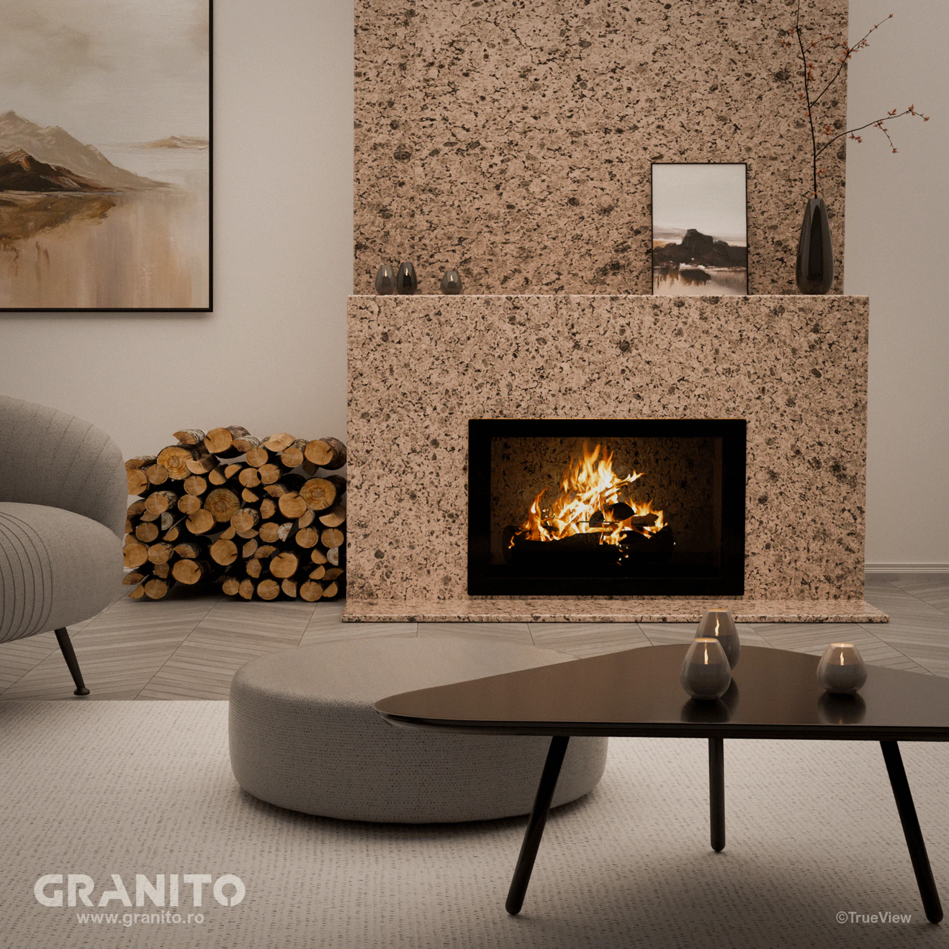 Șeminee Granit Ghazal - Image 1