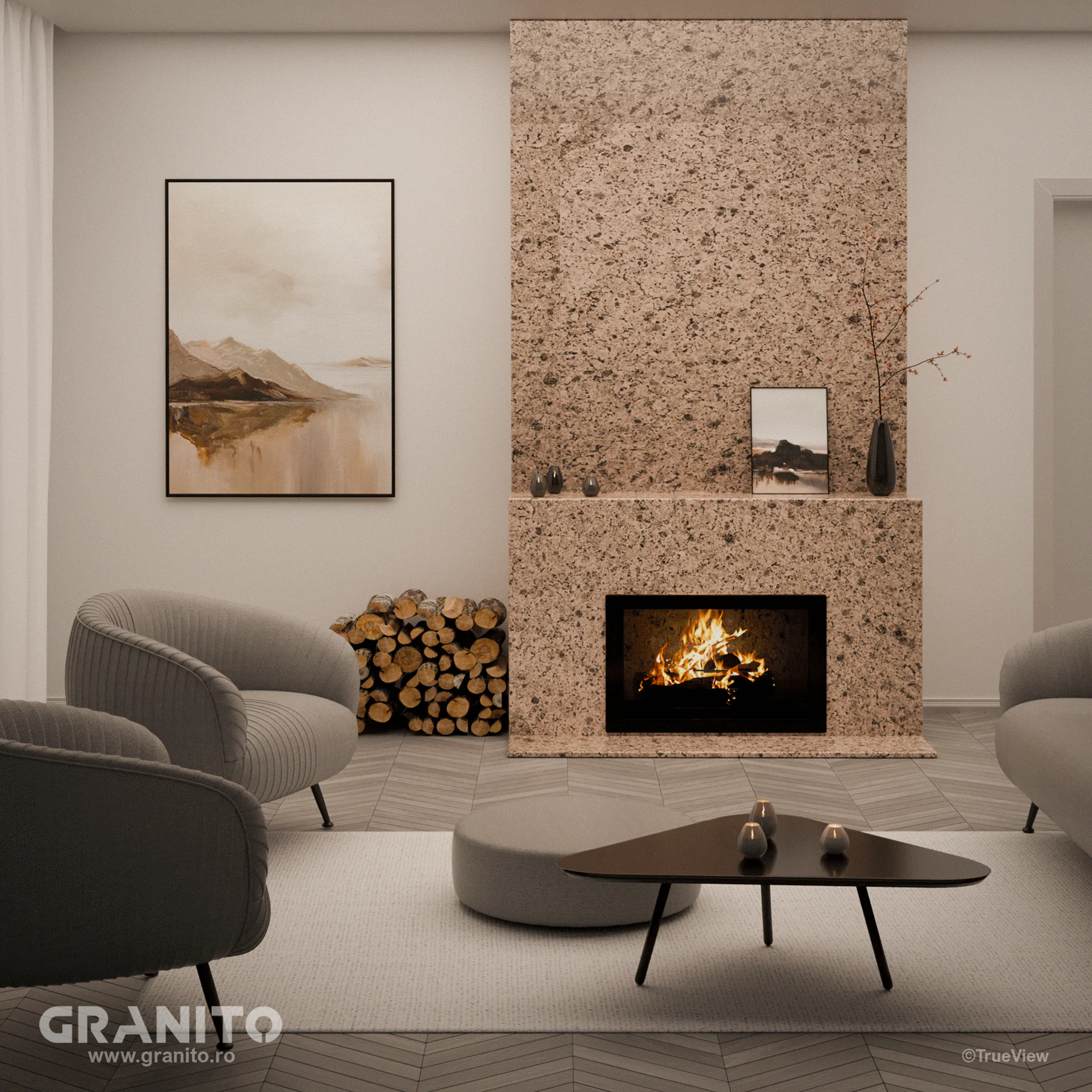 Șeminee Granit Ghazal - Image 3