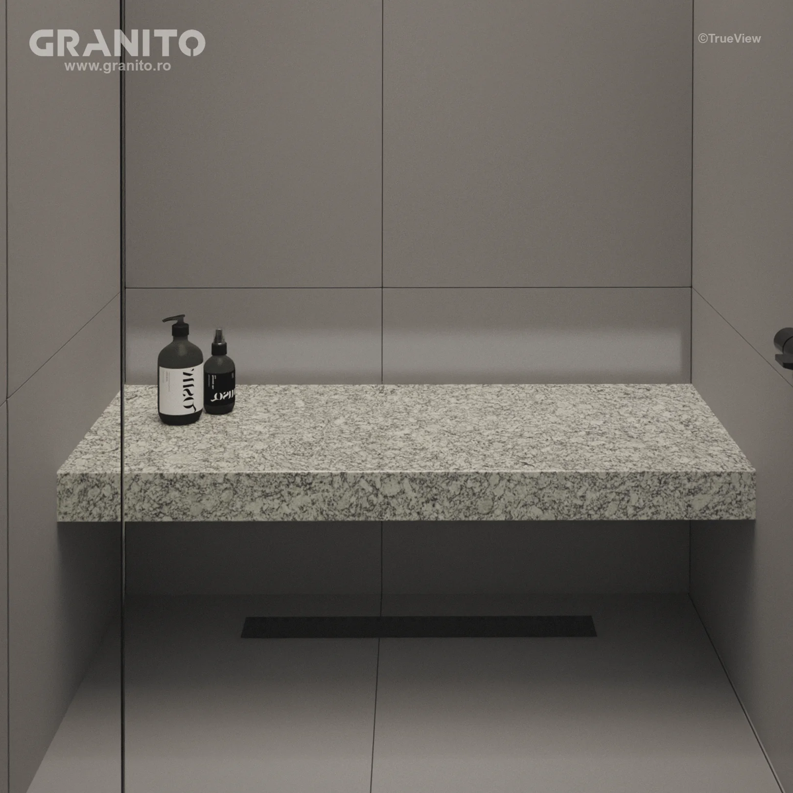 Accesorii pentru Duș Granit Bianco Fiesta - Image 1