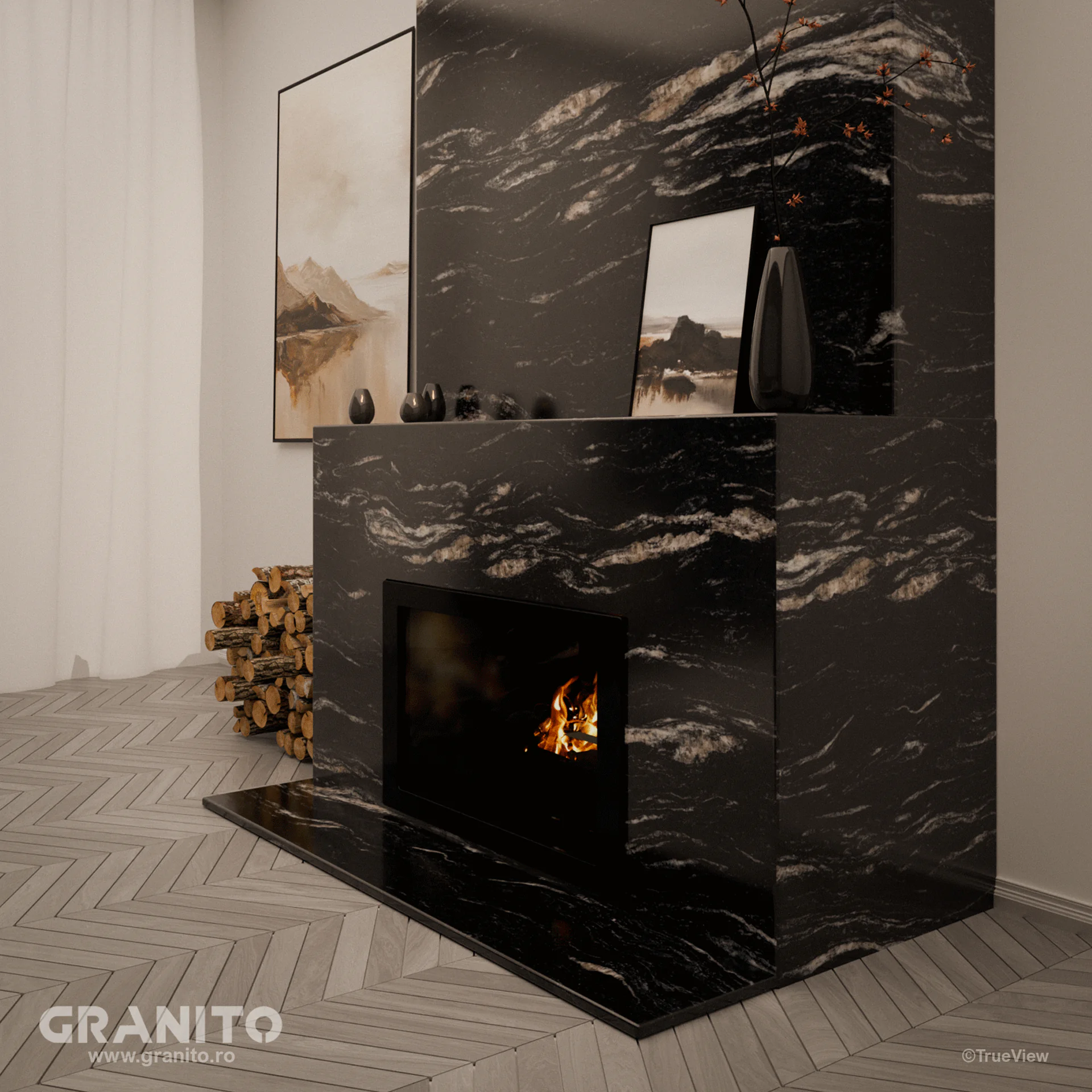 Șeminee Granit Blue Night - Image 5