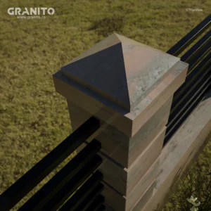 Capace pentru Gard Marmură Rușchița Roz-Intens - Image 4