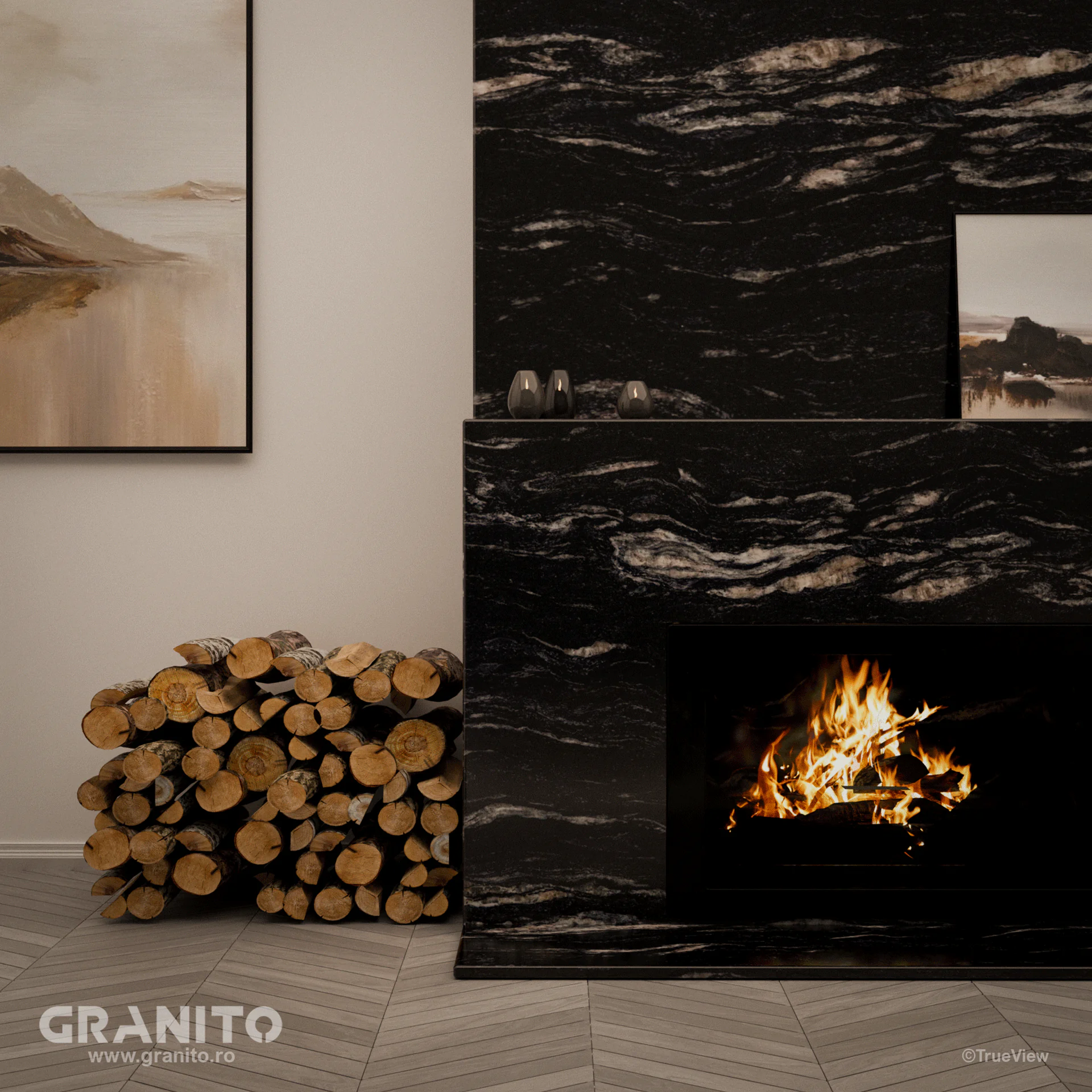 Șeminee Granit Blue Night - Image 2