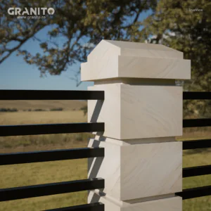 Capace pentru Gard Marmură Rușchița Alb-Gălbui - Image 7