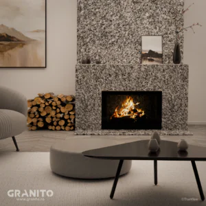 Șeminee Granit Bianco Sardo Lustruit - Image 4