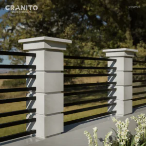 Capace pentru Gard Marmură Rușchița Alb - Image 14