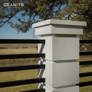 Capace pentru Gard Marmură Rușchița Alb - Image 12